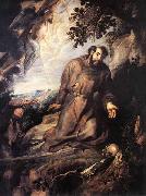 St Francis of Assisi Receiving the Stigmata